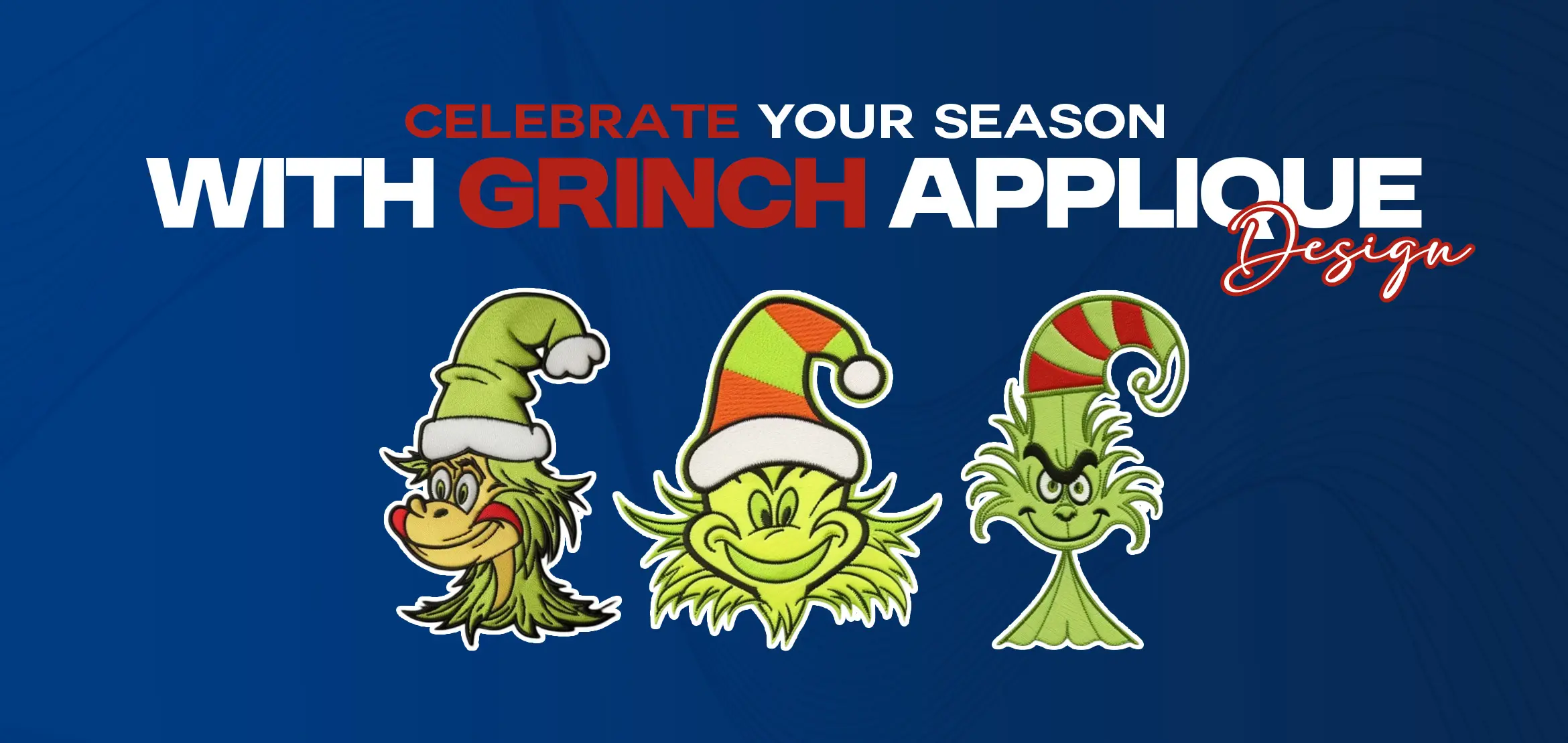 Grinch Applique Design