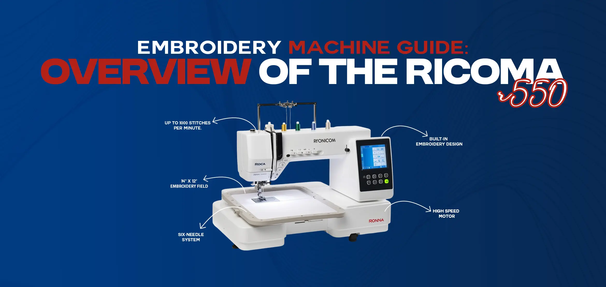 Overview of the Ricoma r550