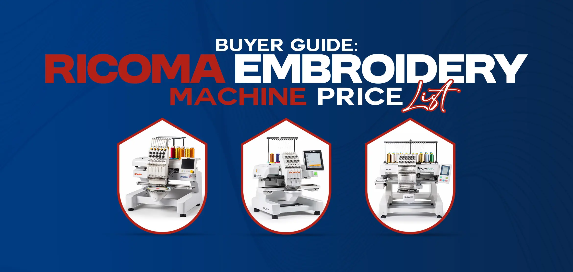 Ricoma Embroidery Machine