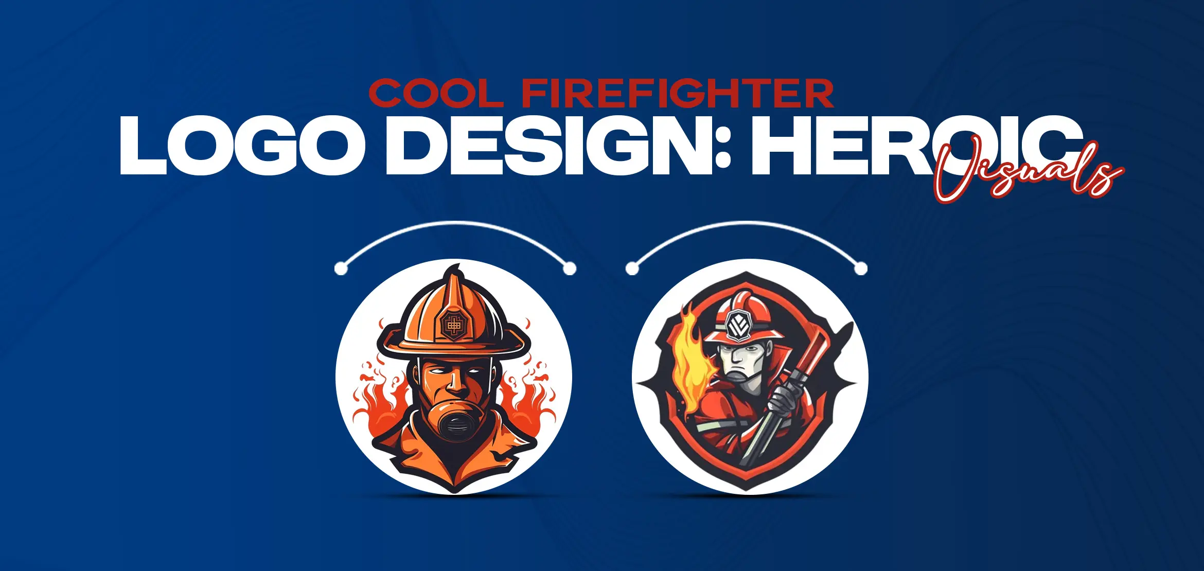 Cool Firefighter Logo Design