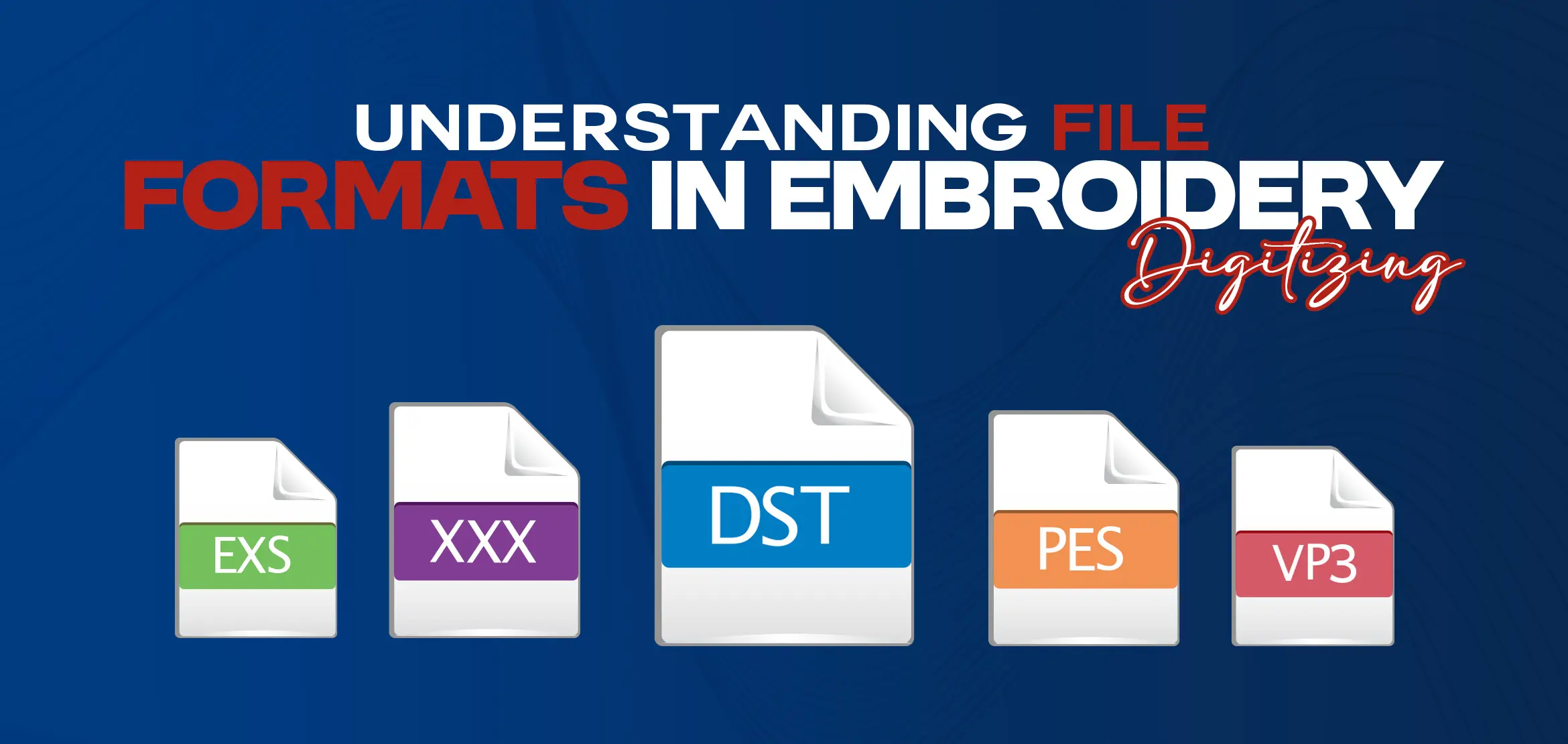 File Formats in Embroidery Digitizing