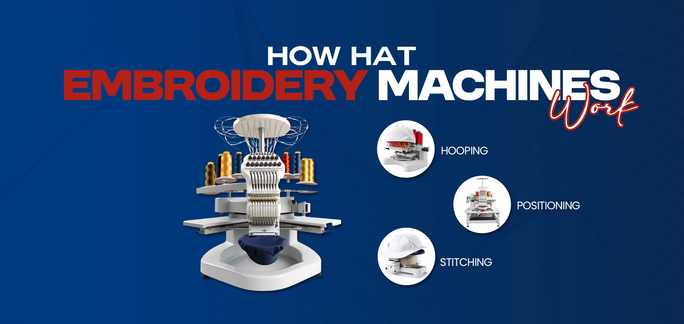 How Hat Embroidery Machines Work