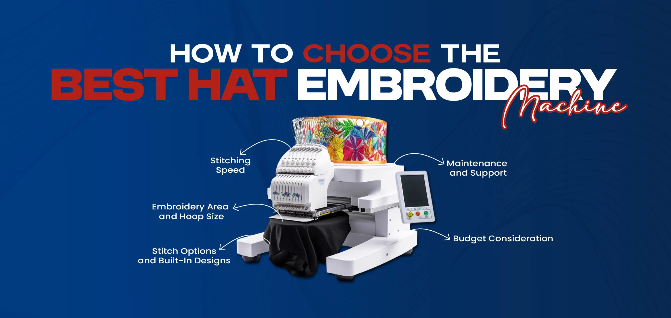 How to Choose the Best Hat Embroidery Machine