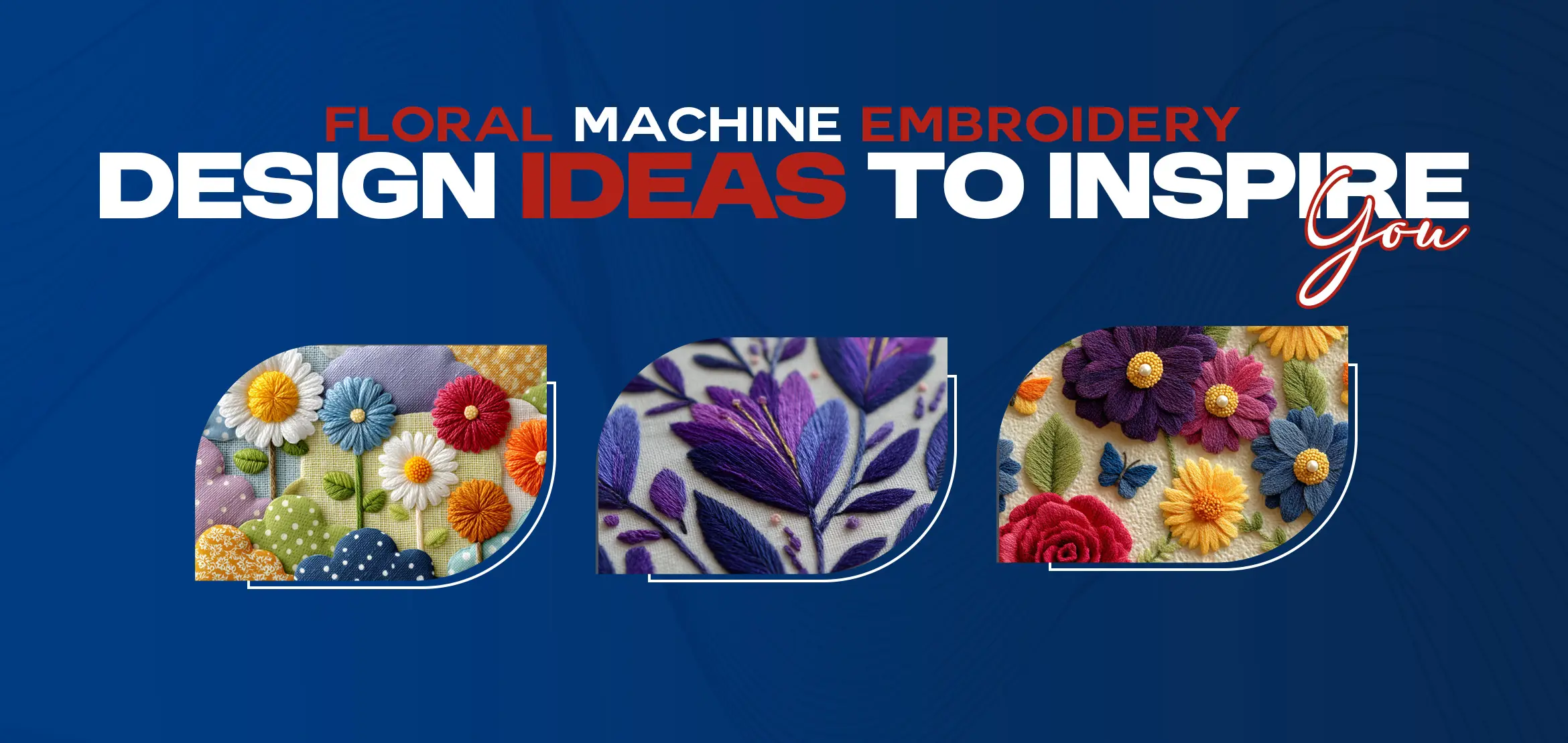 Floral Machine Embroidery Design