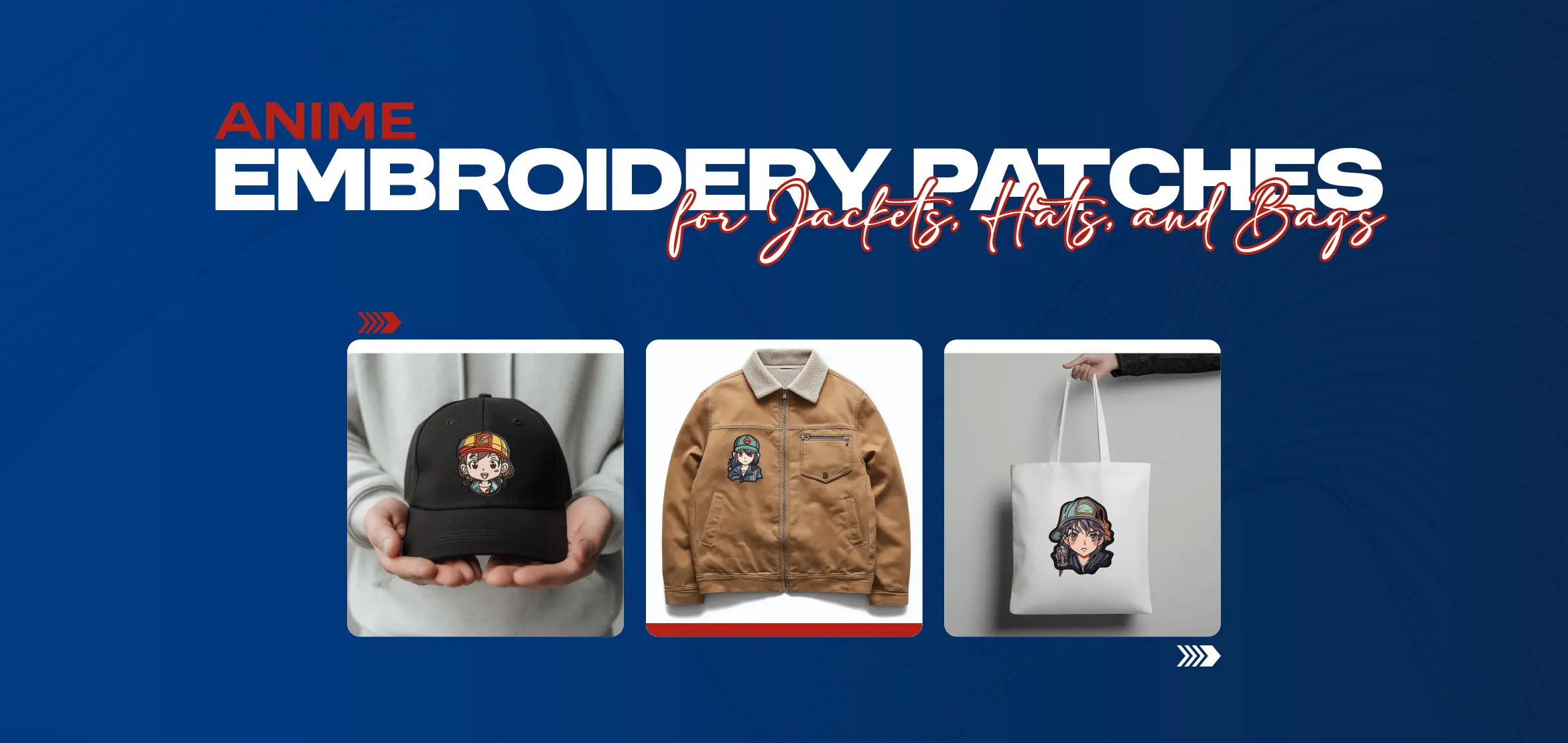 Anime Embroidery Patches