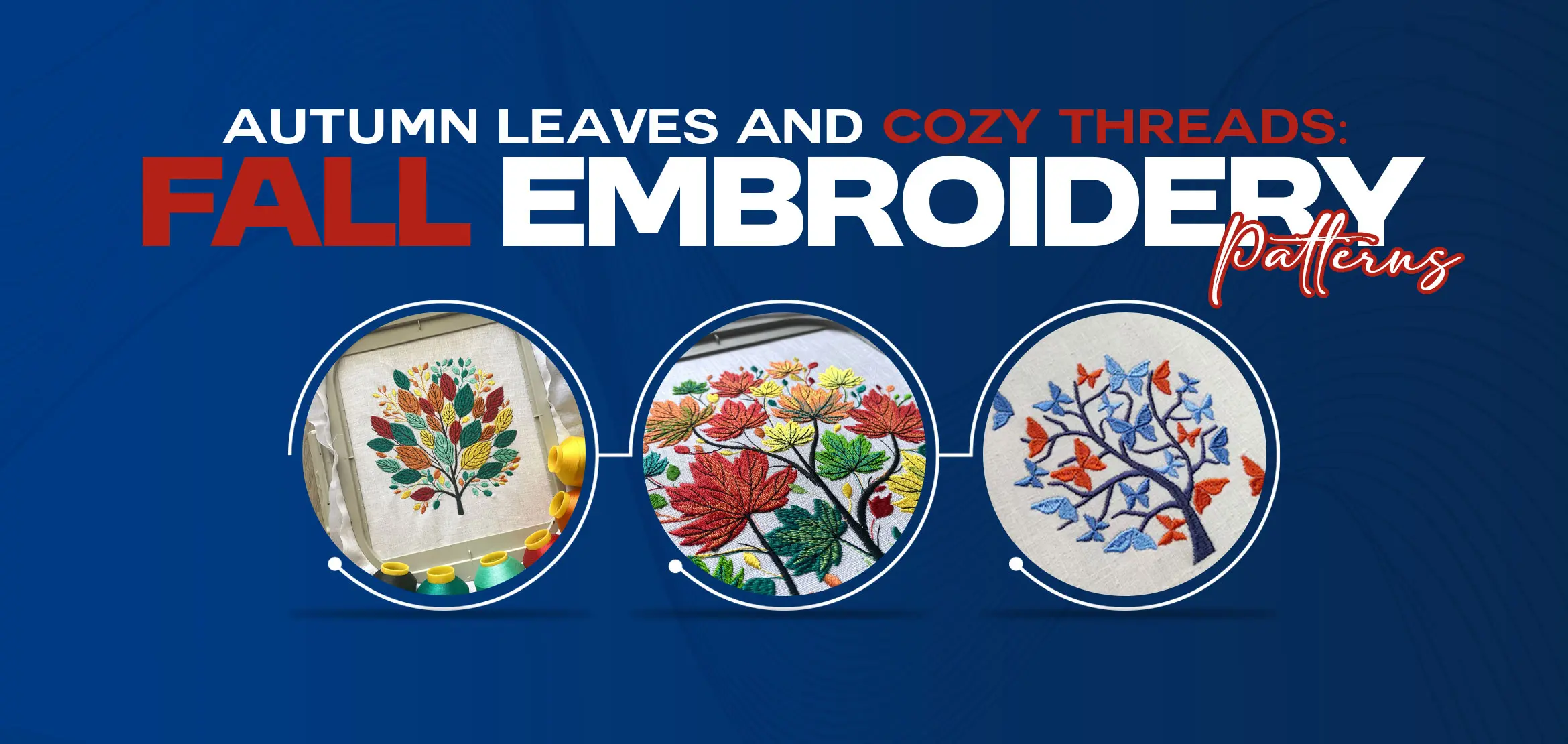 Fall Embroidery Patterns