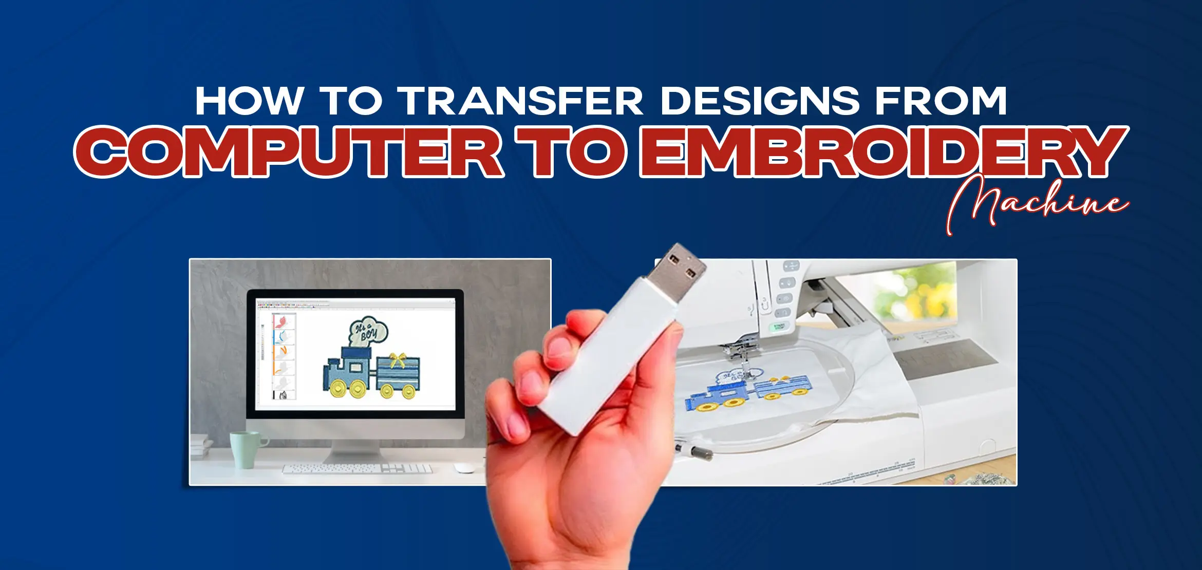 How to Transfer Designs from Computer to Embroidery Machine