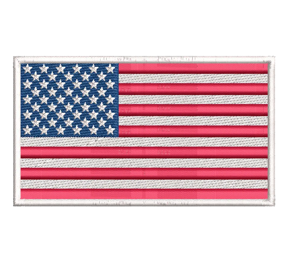 American Flag Embroidery