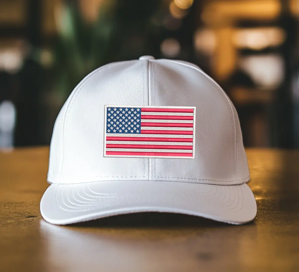 American Flag Embroidery