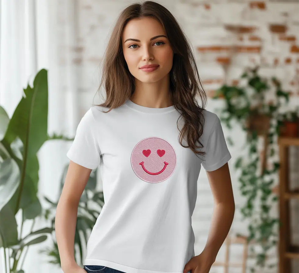 Smiley Face Embroidery