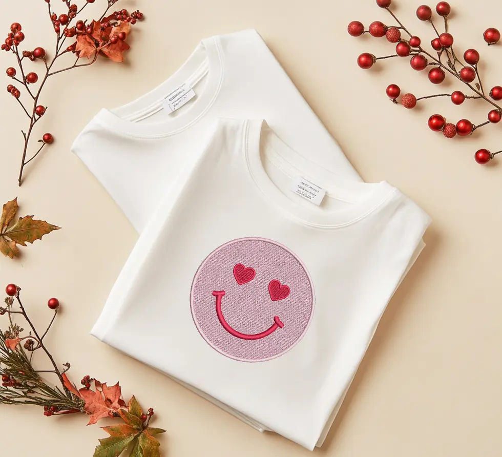 Smiley Face Embroidery
