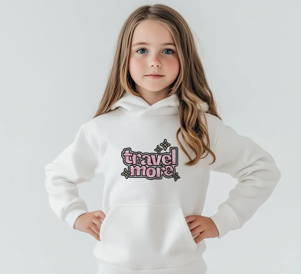 Travel More Embroidery