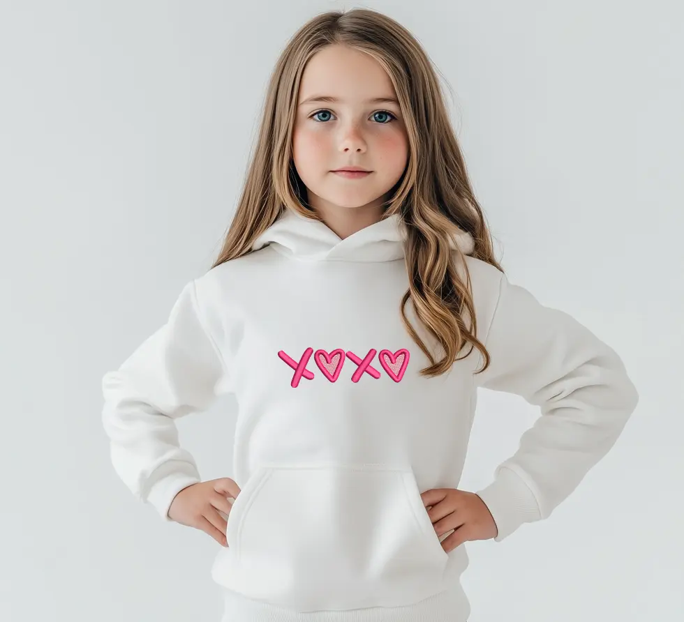 XOXO Heart Embroidery