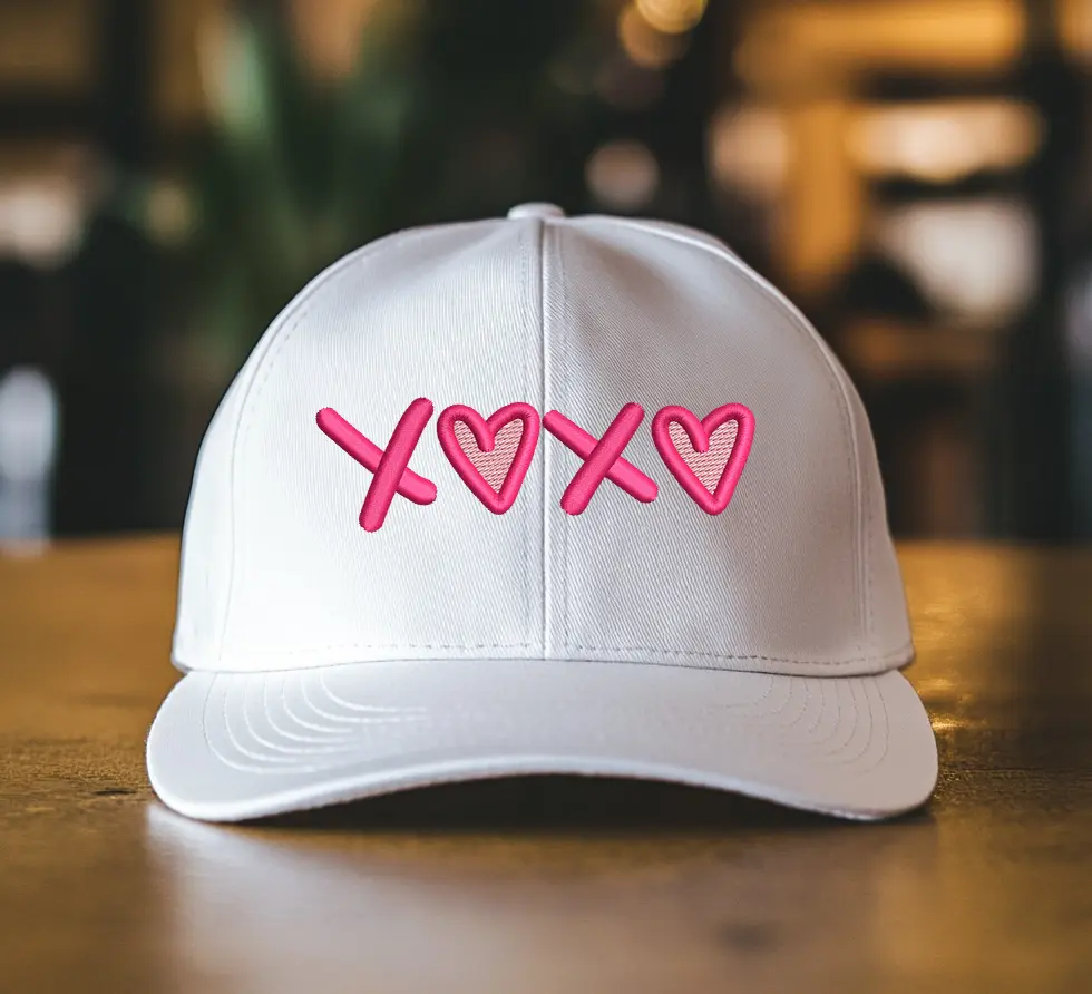 XOXO Heart Embroidery