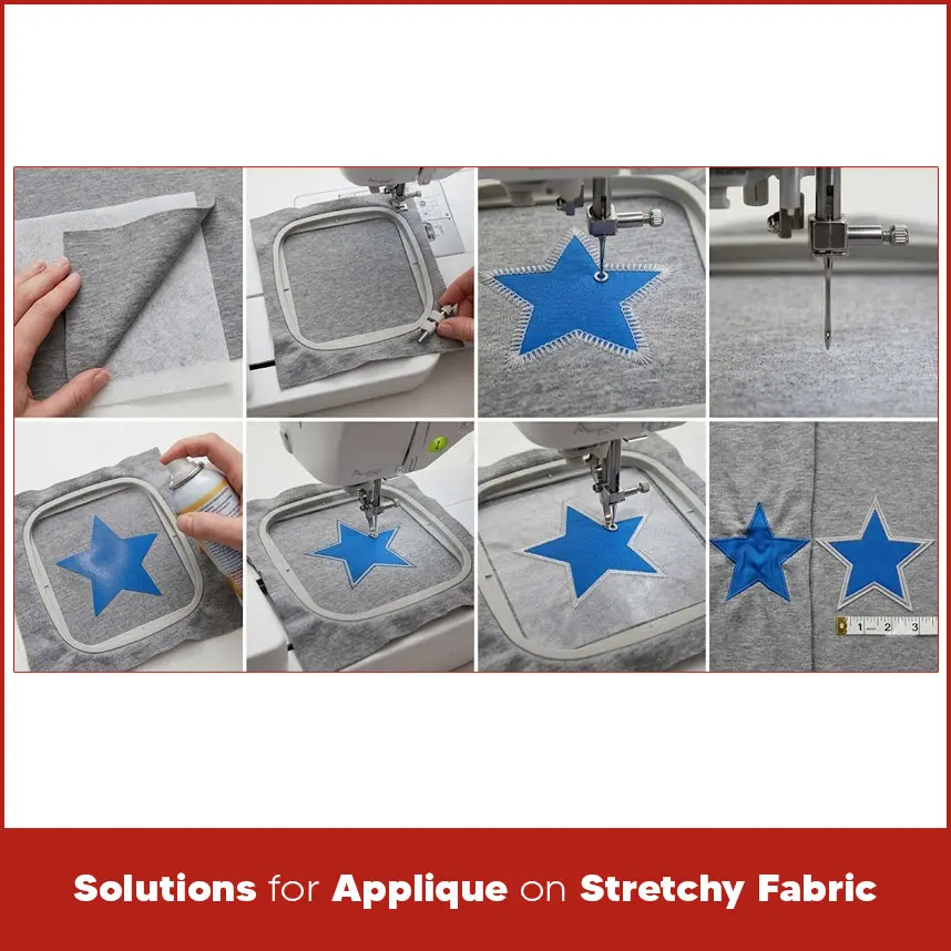Solutions for Applique on Stretchy Fabric