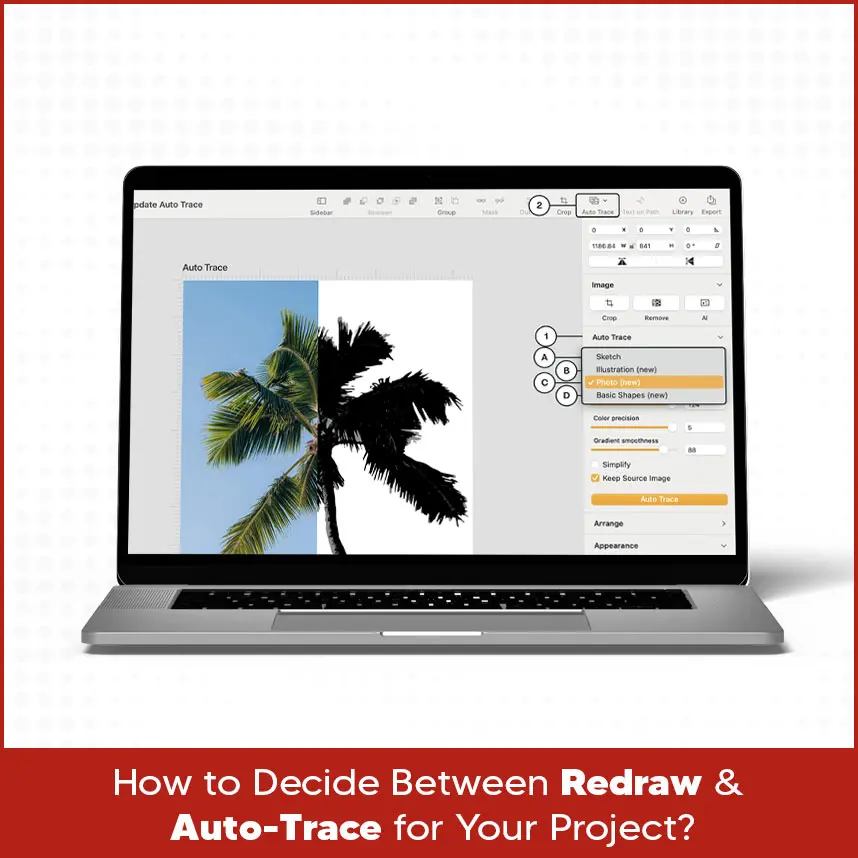 How to Decide Between Redraw & Auto-Trace for Your Project?