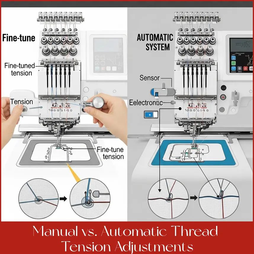 Manual vs Automatic Thread Tension Adjustments