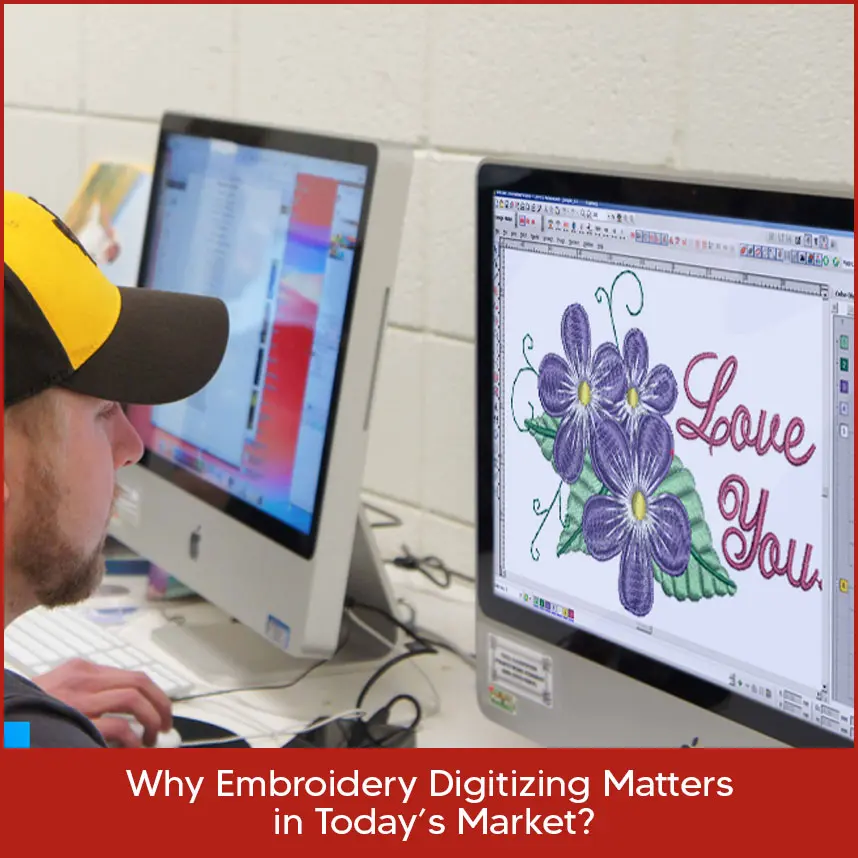 Why Embroidery Digitizing Matters in Today’s Market?