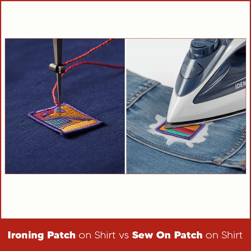 Ironing Patch on Shirt vs Sew On Patch on Shirt