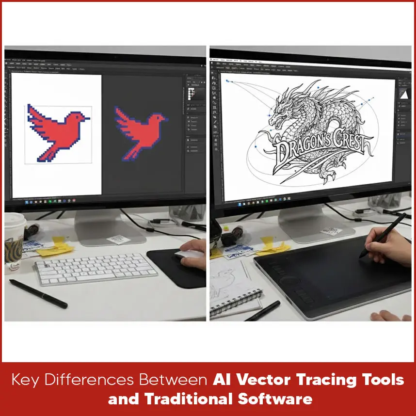 Key Differences Between AI Vector Tracing Tools and Traditional Software