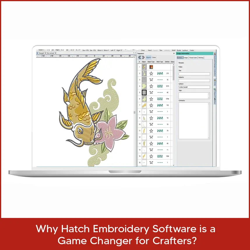 Why Hatch Embroidery Software is a Game Changer for Crafters?