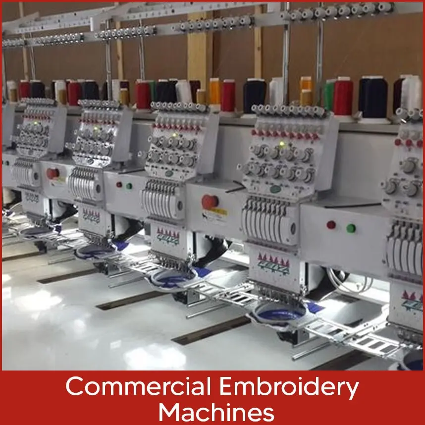 Commercial Embroidery Machines