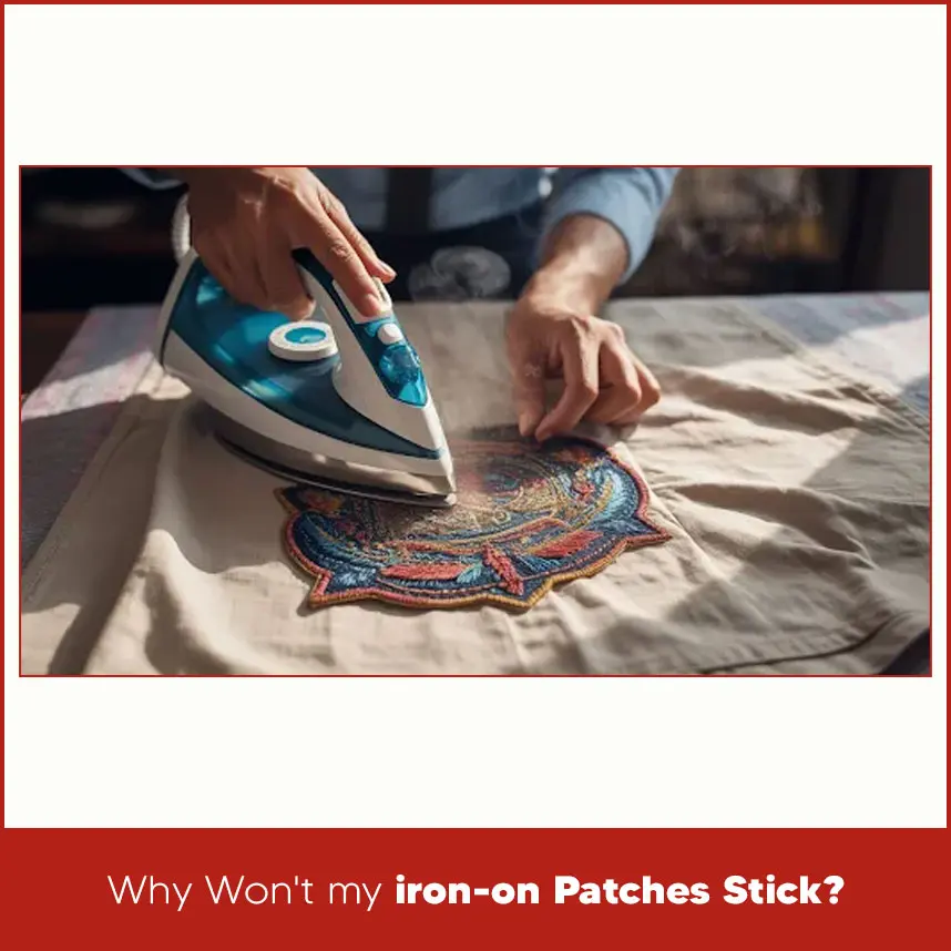 Why Won't my iron-on Patches Stick?