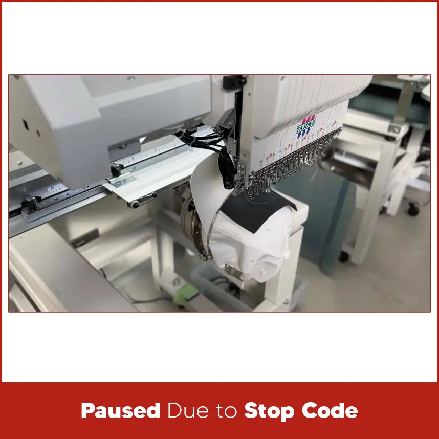 Paused Due to Stop Code