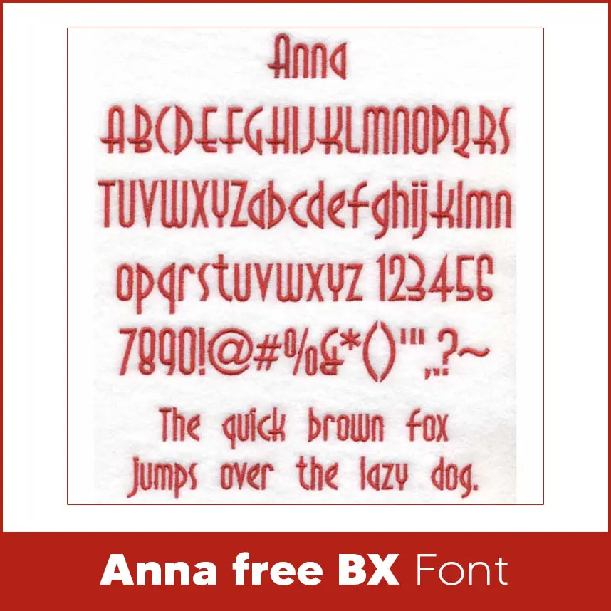 Anna Free BX Font