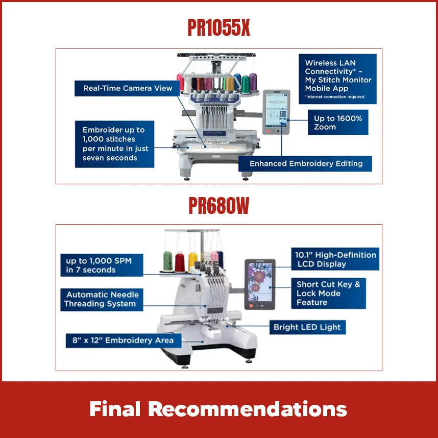 Final Recommendations