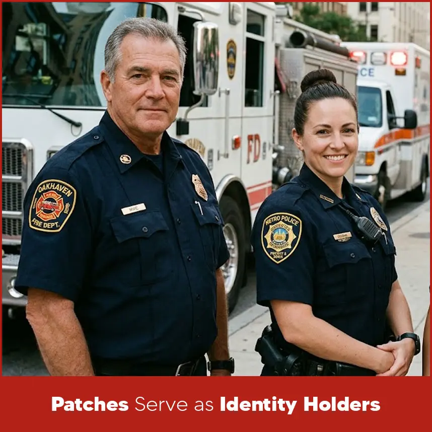 Patches Serve as Identity Holders.