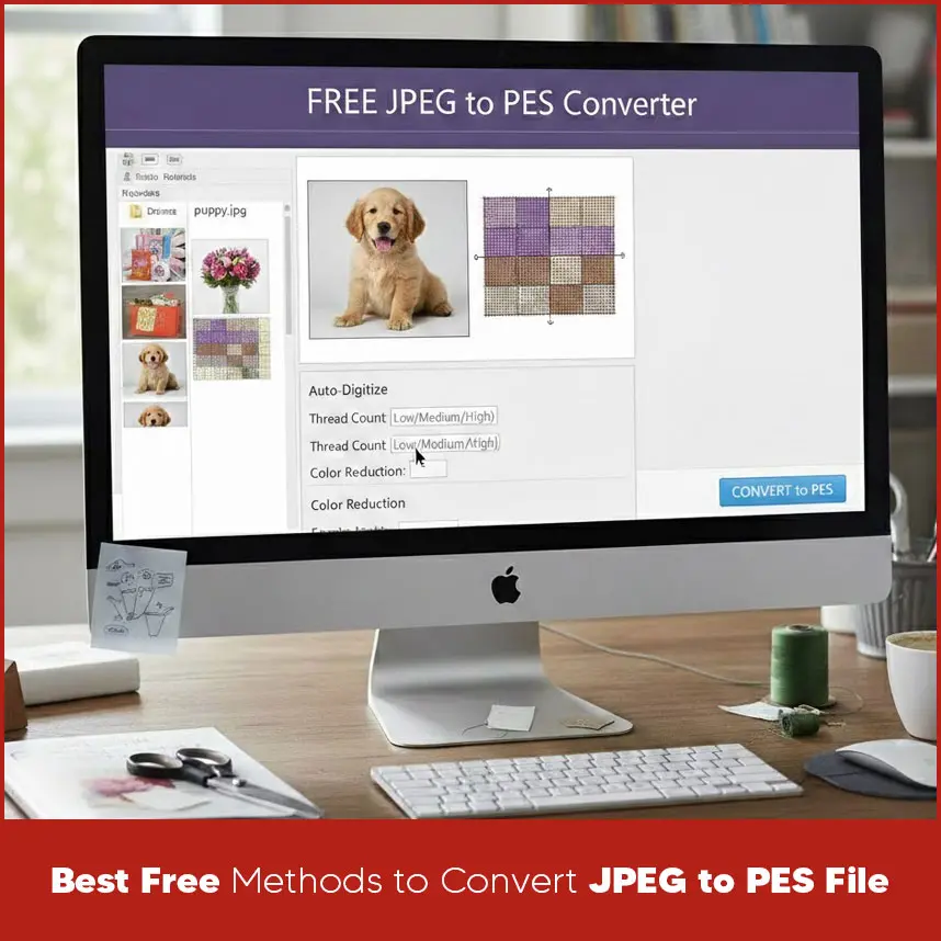 Best Free Methods to Convert JPEG to PES File