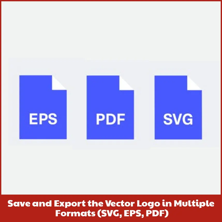 Export and Save Vector Logo in Many Formats (SVG, EPS, PDF)
