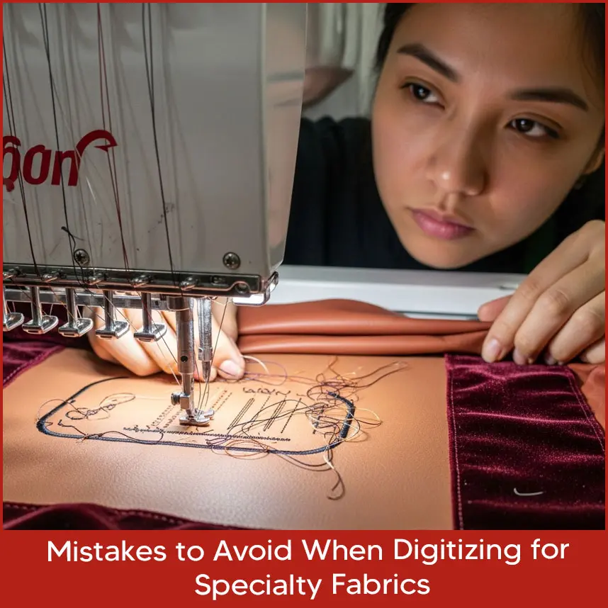 Mistakes to Avoid When Digitizing for Specialty Fabrics