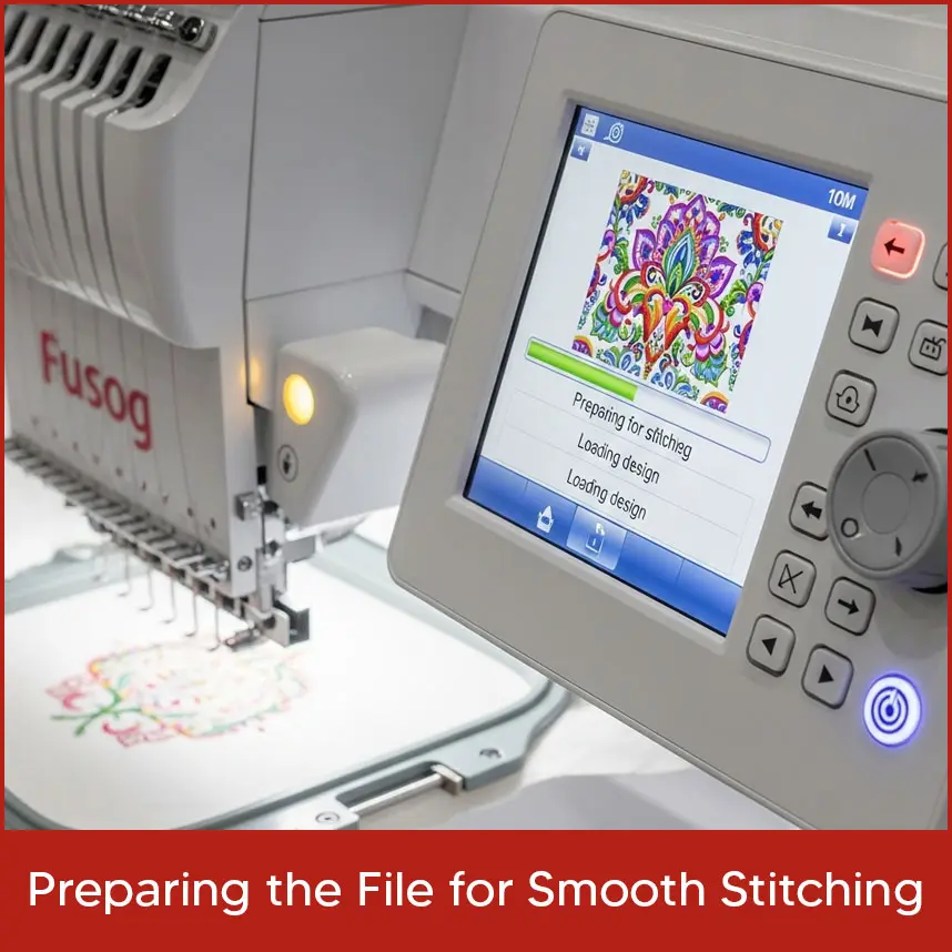 Preparing the File for Smooth Stitching