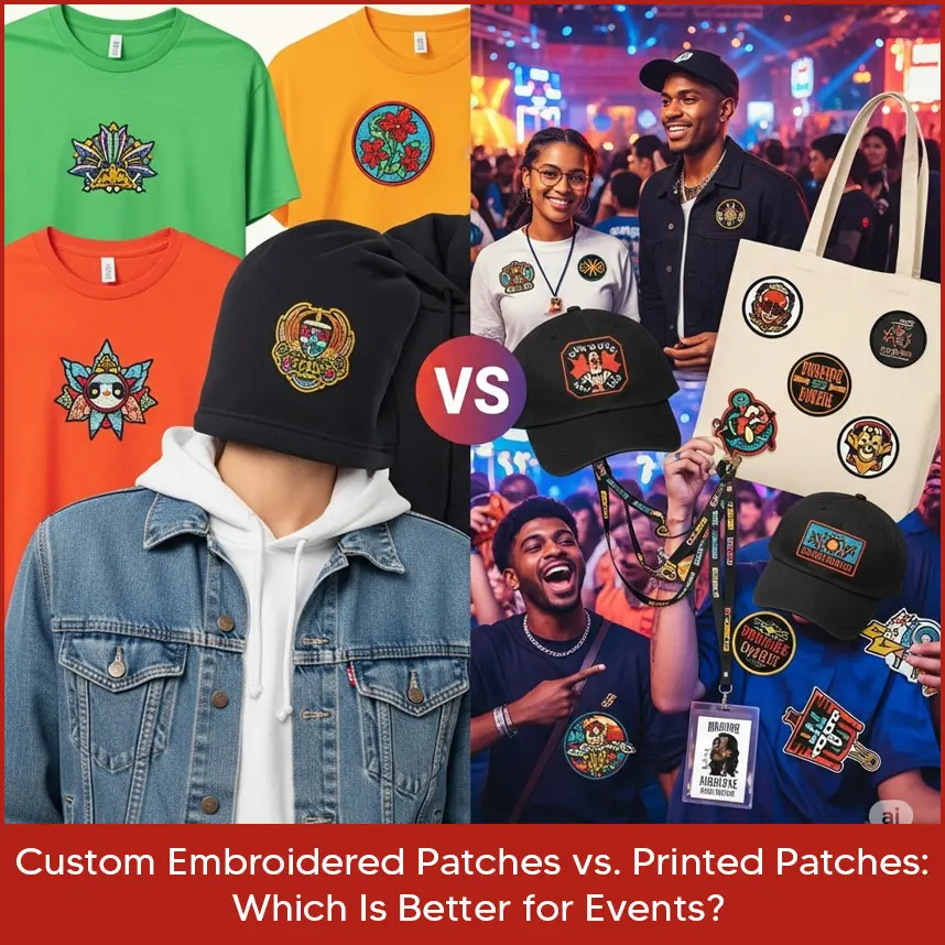Custom Embroidered Patches vs Printed Patches: Which Is Better for Events?