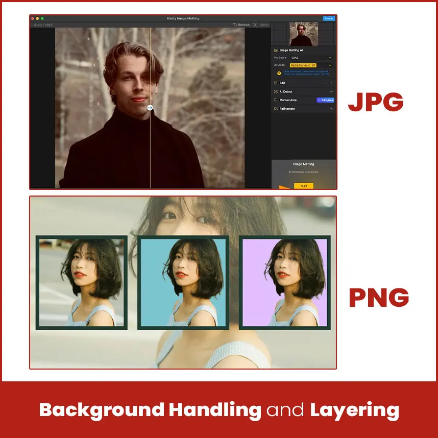 Background Handling and Layering