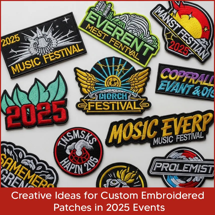 Creative Ideas for Custom Embroidered Patches in 2025 Events