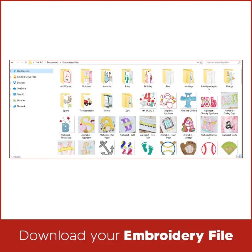 Download Your Embroidery File