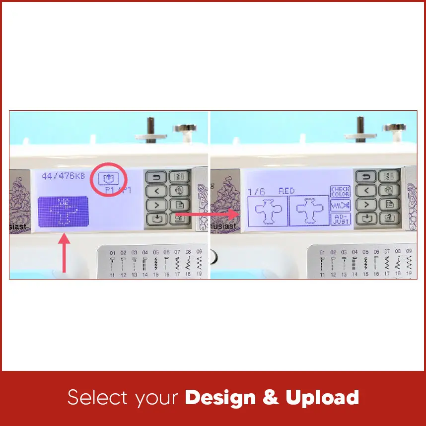 Select Your Design & Upload