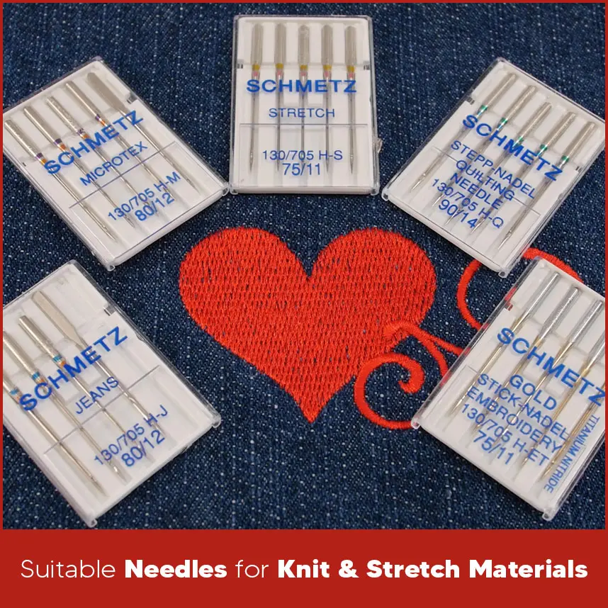 Suitable Needles for Knit & Stretch Materials