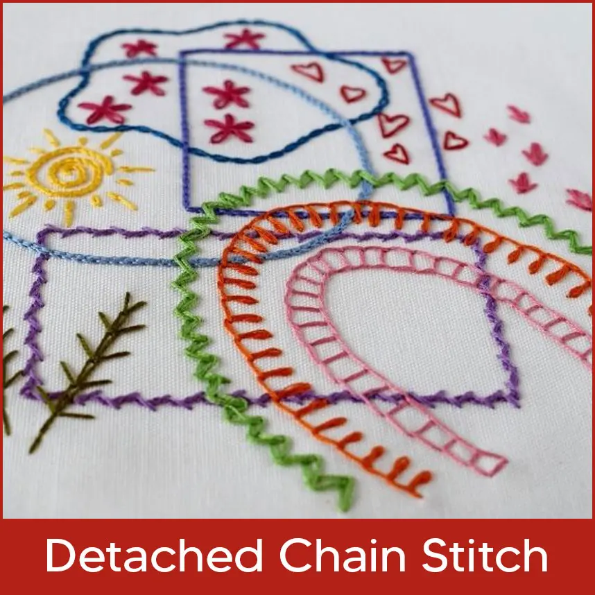 Detached Chain Stitch