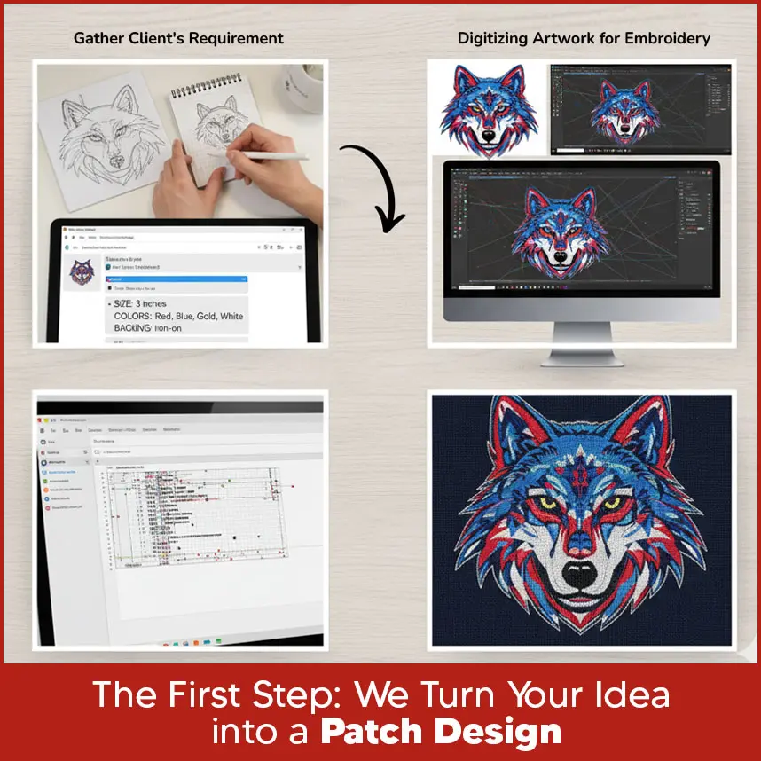 The First Step: We Turn Your Idea into a Patch Design