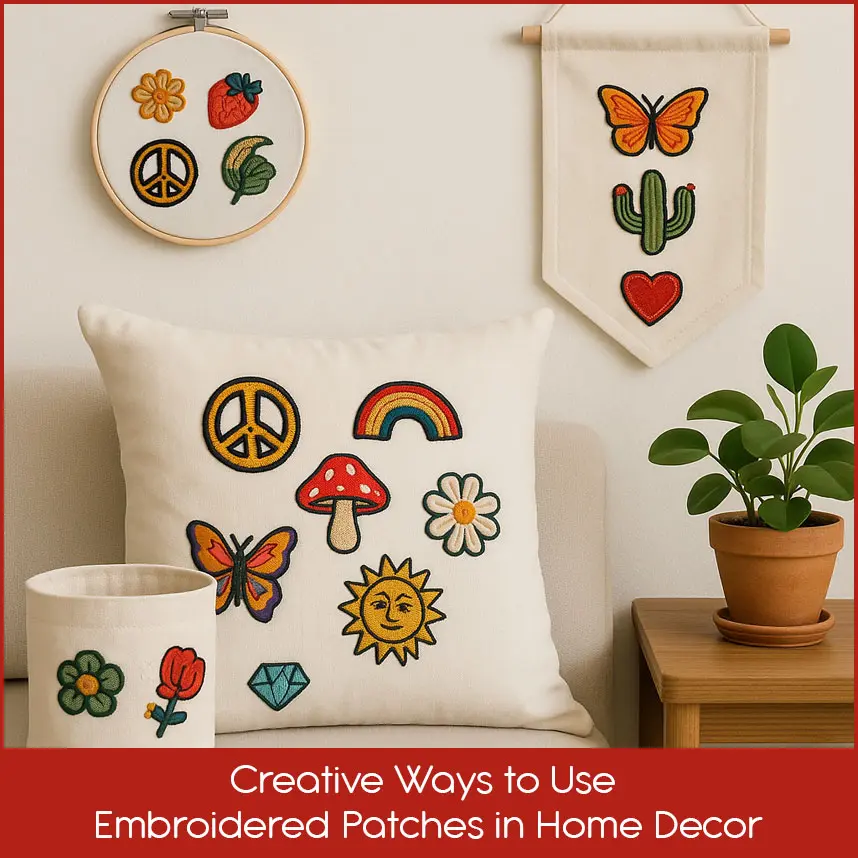 Creative Ways to Use Embroidered Patches in Home Decor