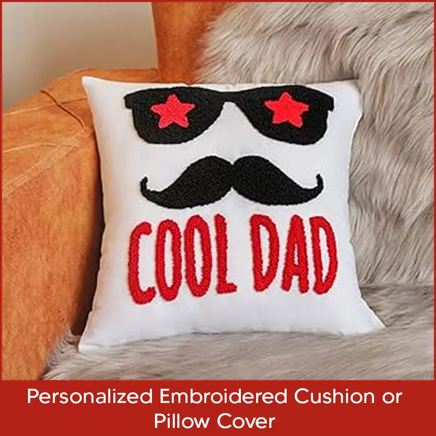 Personalized Embroidered Cushion or Pillow Cover