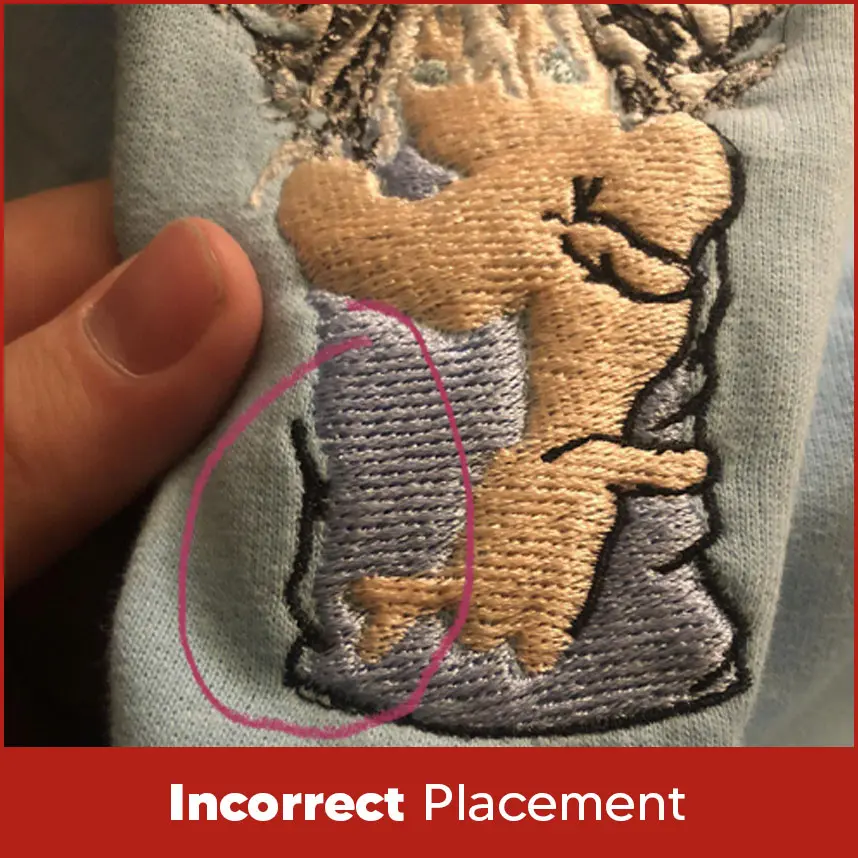 Incorrect Placement
