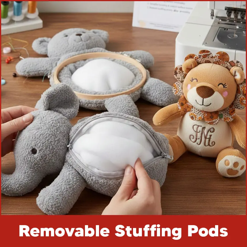 Removable Stuffing Pods