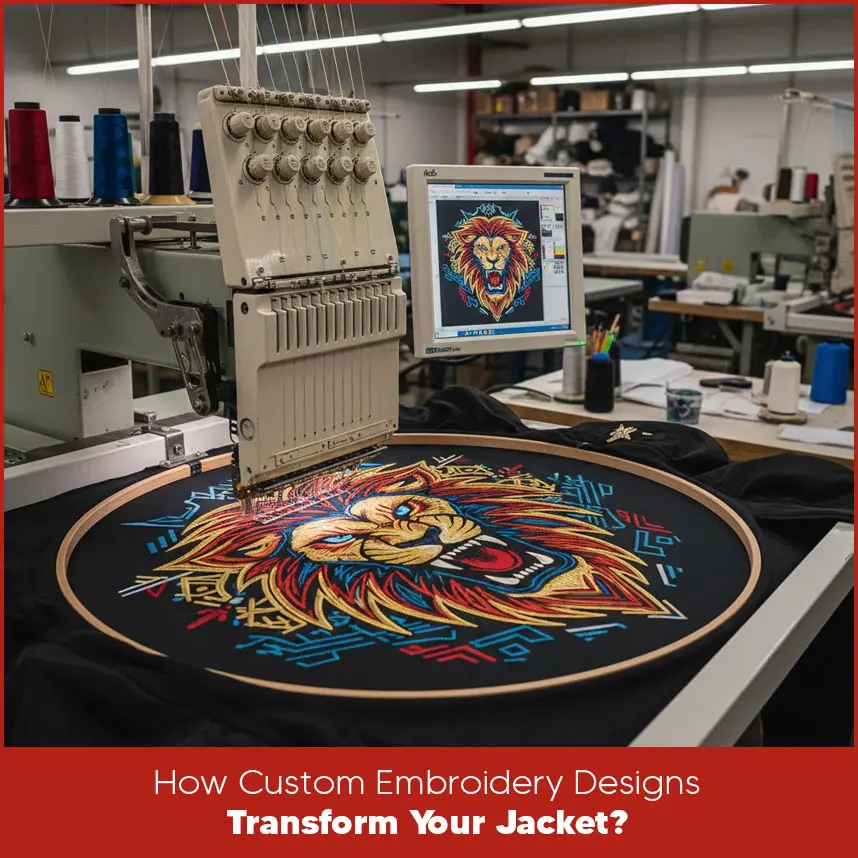 How Custom Embroidery Designs Transform Your Jacket?