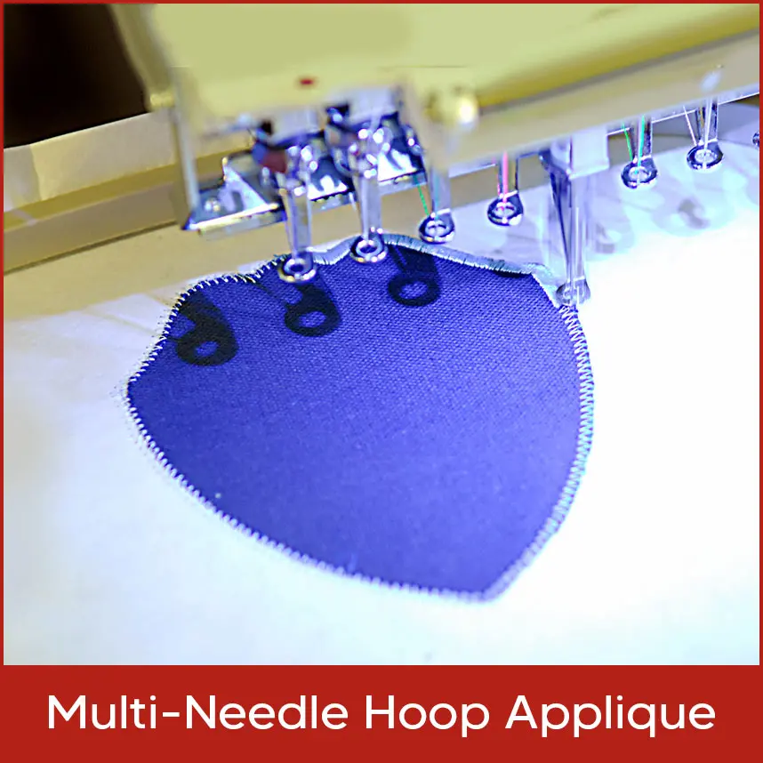 Multi-Needle Hoop Applique