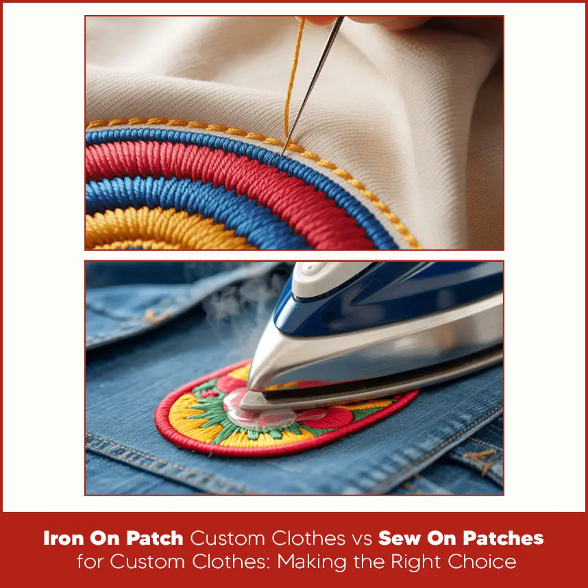 Iron On Patch Custom Clothes vs Sew On Patches for Custom Clothes: Making the Right Choice